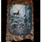 Obrázek na lovecké chatě